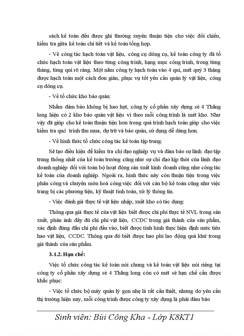 image for page Hoàn thiện kế toán nguyên vật liệu công cụ dụng cụ tại Công ty cổ phần xây dựng số 4 Thăng Long 1