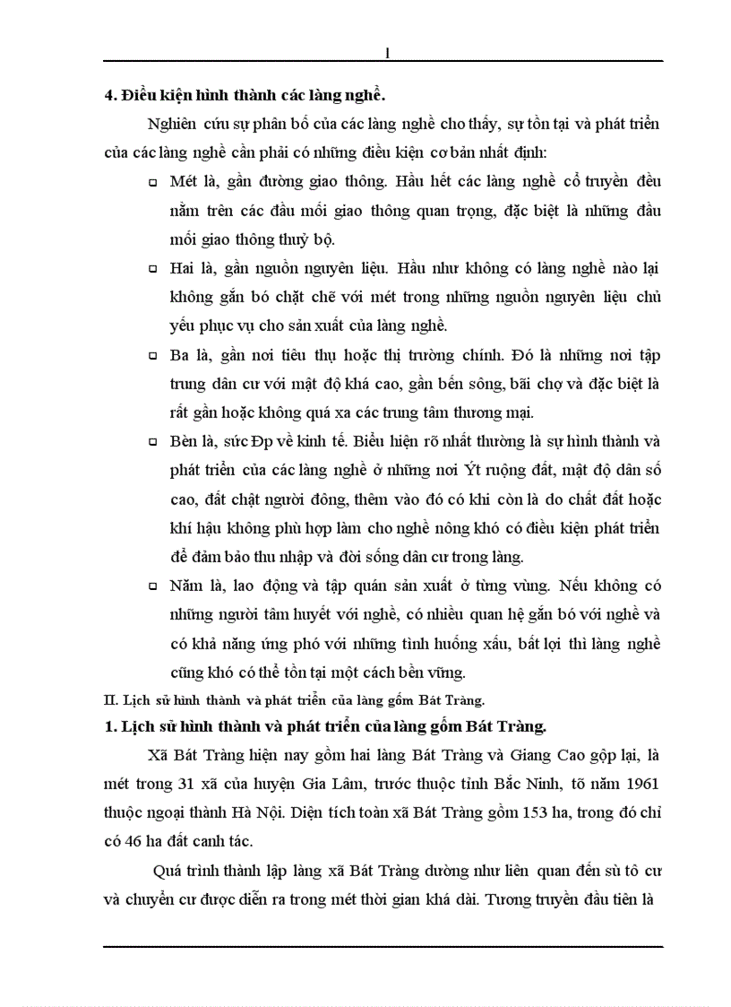 image for page Thực trạng phát triển của làng gốm Bát Tràng