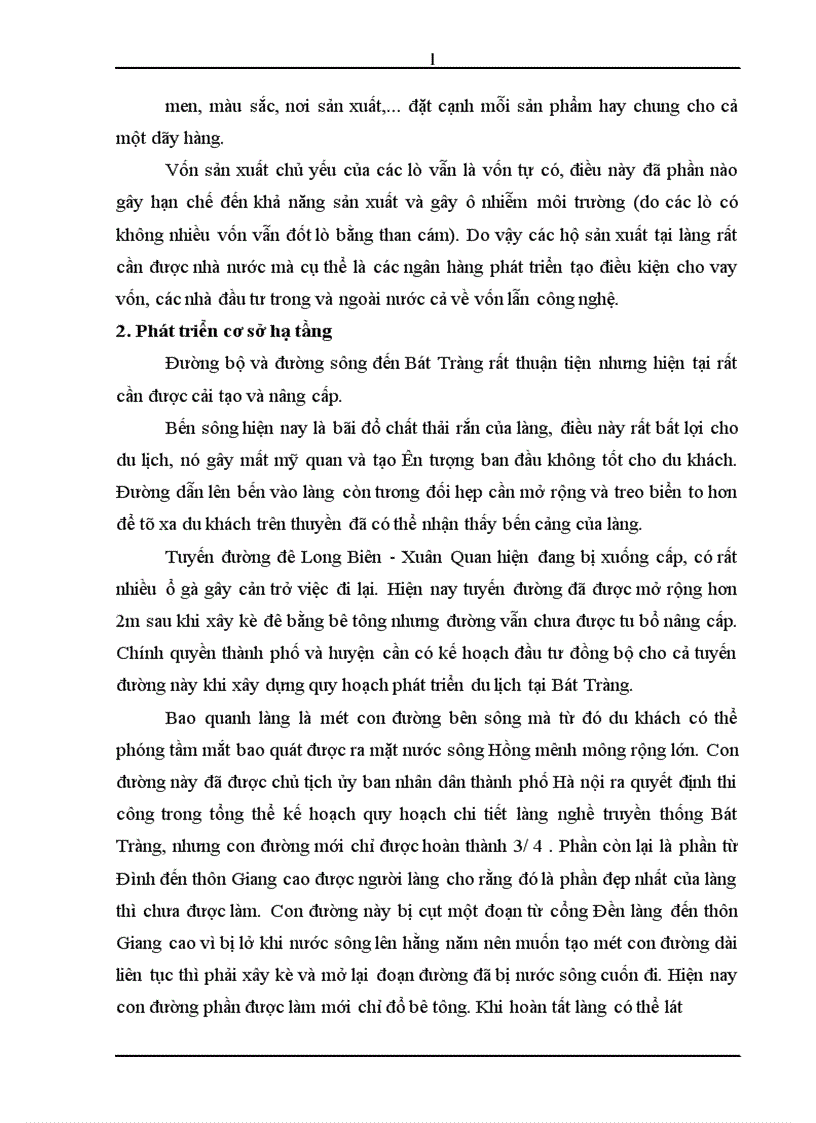 image for page Thực trạng phát triển của làng gốm Bát Tràng