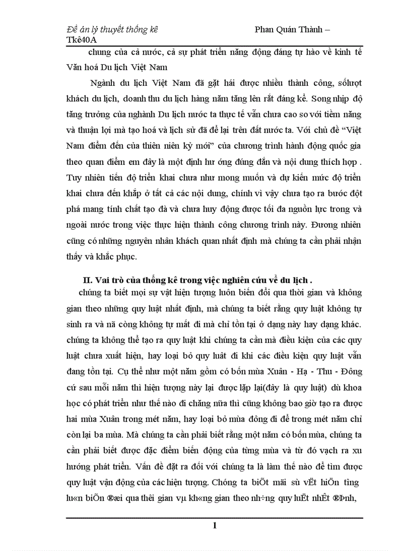 image for page Dãy số thời gian trong việc phân tích và dự đoán thống kê về Du Lịch 1
