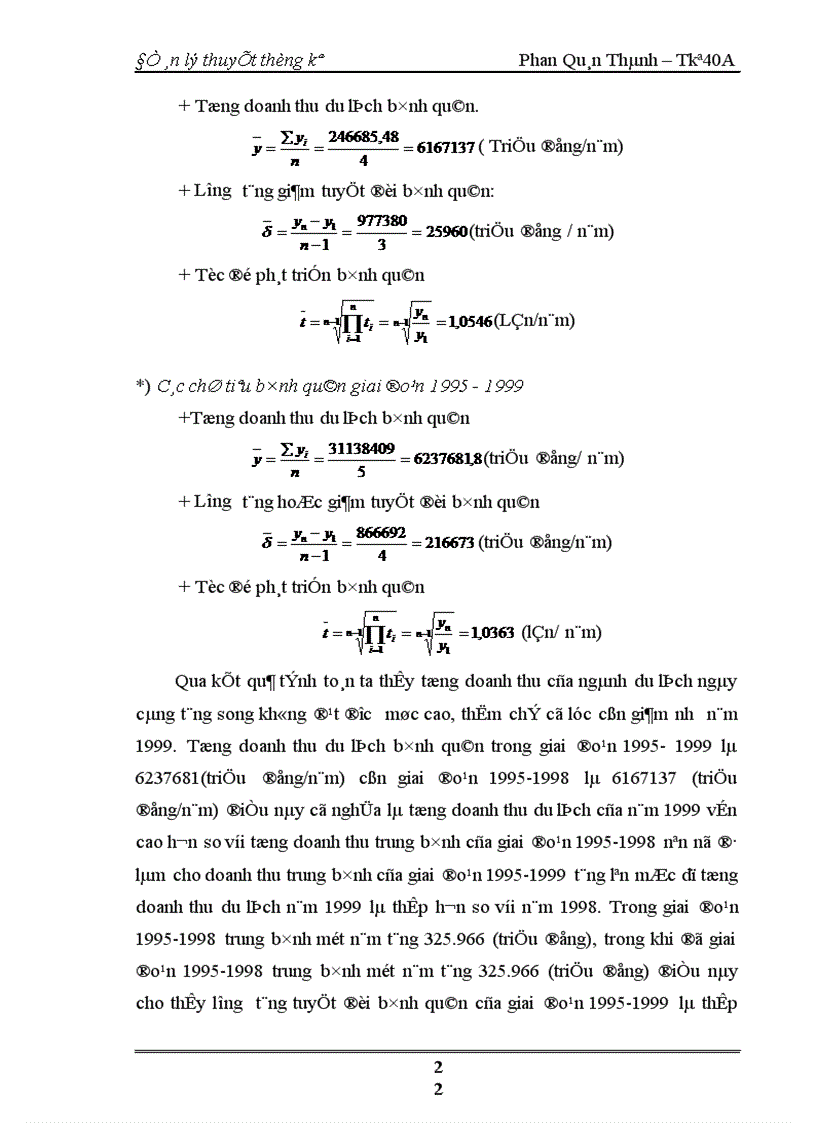 image for page Dãy số thời gian trong việc phân tích và dự đoán thống kê về Du Lịch 1