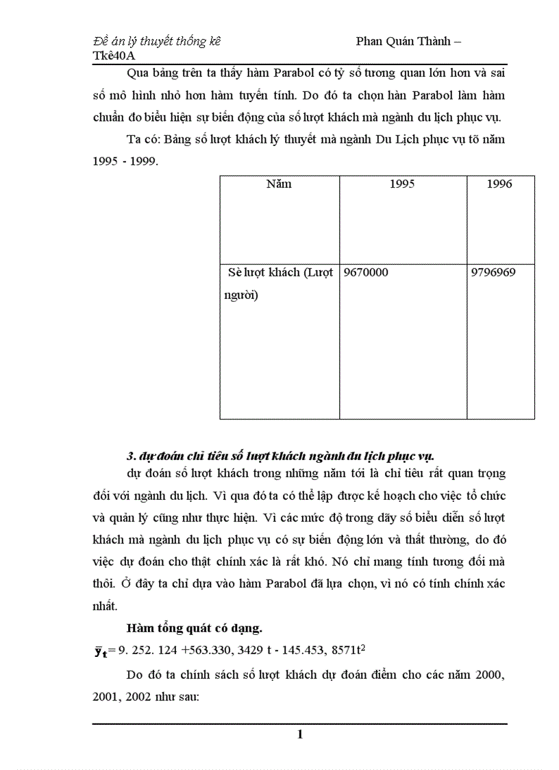 image for page Dãy số thời gian trong việc phân tích và dự đoán thống kê về Du Lịch 1