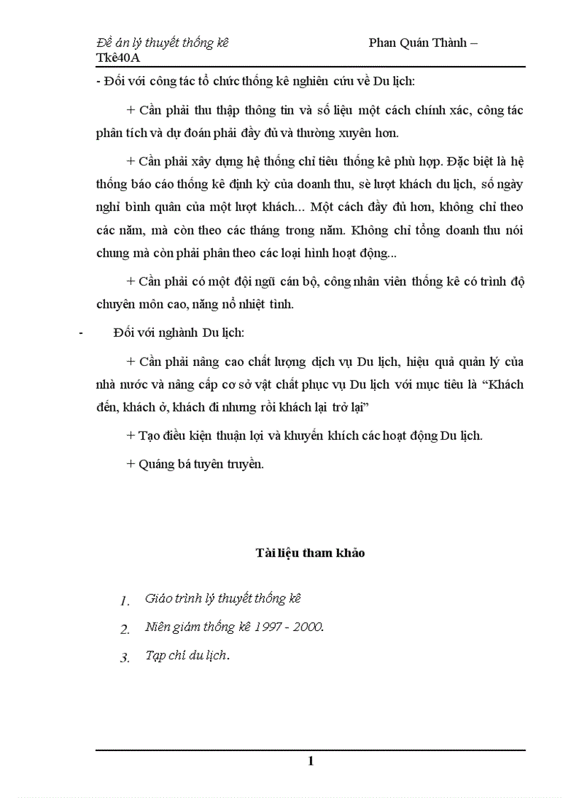 image for page Dãy số thời gian trong việc phân tích và dự đoán thống kê về Du Lịch 1