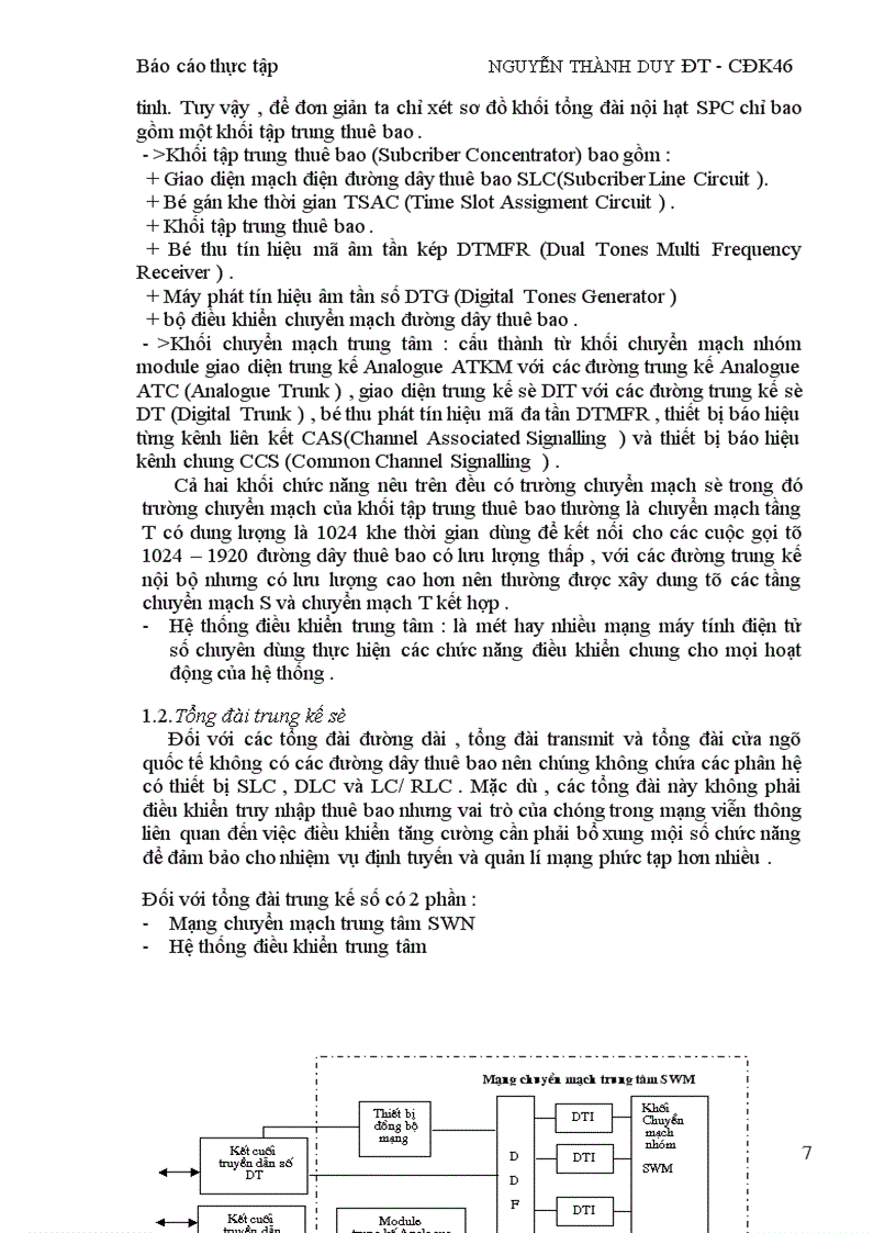 image for page Cấu tạo và chức năng tổng đài số SPC