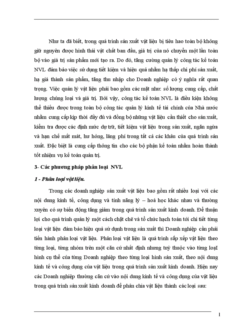 Một số kiến nghị nhằm hoàn thiện công tác kế toán nguyên vật liệu nvl công cụ dụng cụ trong các doanh nghiệp