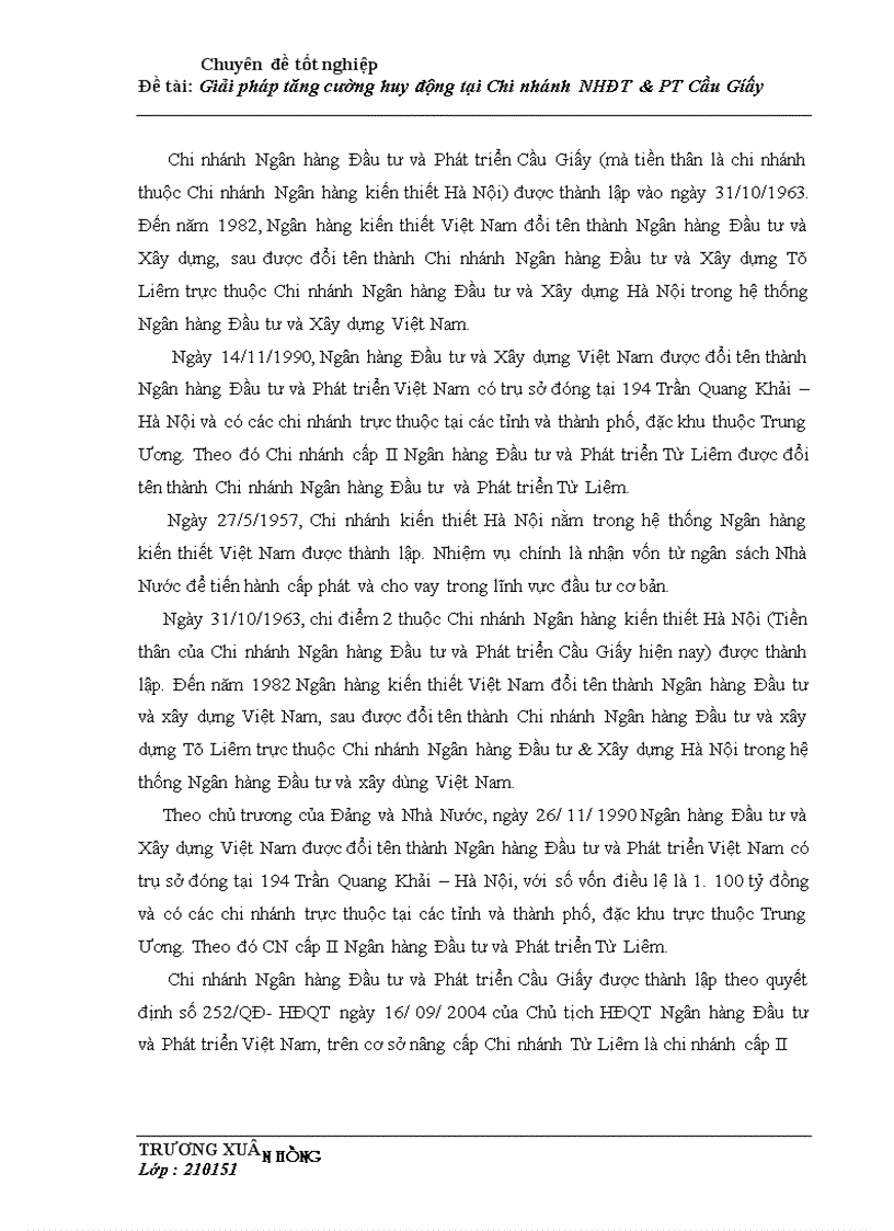 image for page Giải pháp tăng cường huy động vốn tại Chi nhánh Ngân hàng Đầu tư và Phát triển Cầu Giấy 1