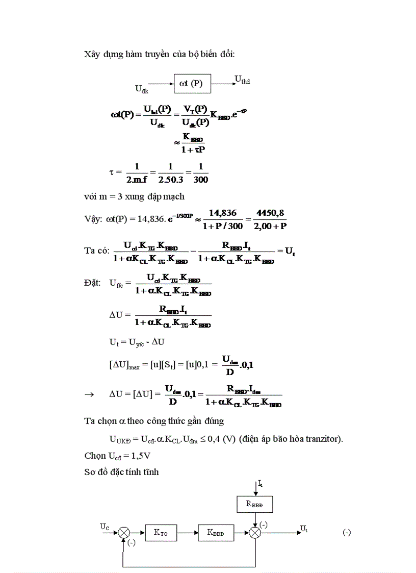 image for page Tính toán và thiết kế bộ đbiến đổi xoay chiều xoay chiều 3 pha tạo thành nguòn áp tải điện trở đấu Y không trung tính
