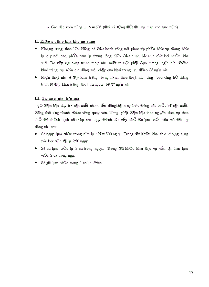 image for page Lựa chọn hệ thống khai thác