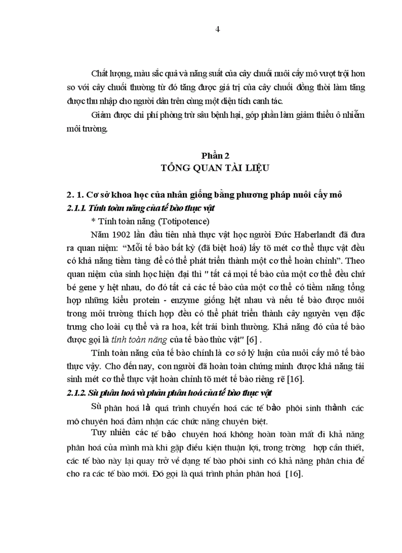 image for page Nghiên cứu kỹ thuật nhân nhanh giống chuối VN1 064 bằng phương pháp nuôi cấy mô tế bào và kỹ thuật chăm sóc cây con ngoài vườn ươm