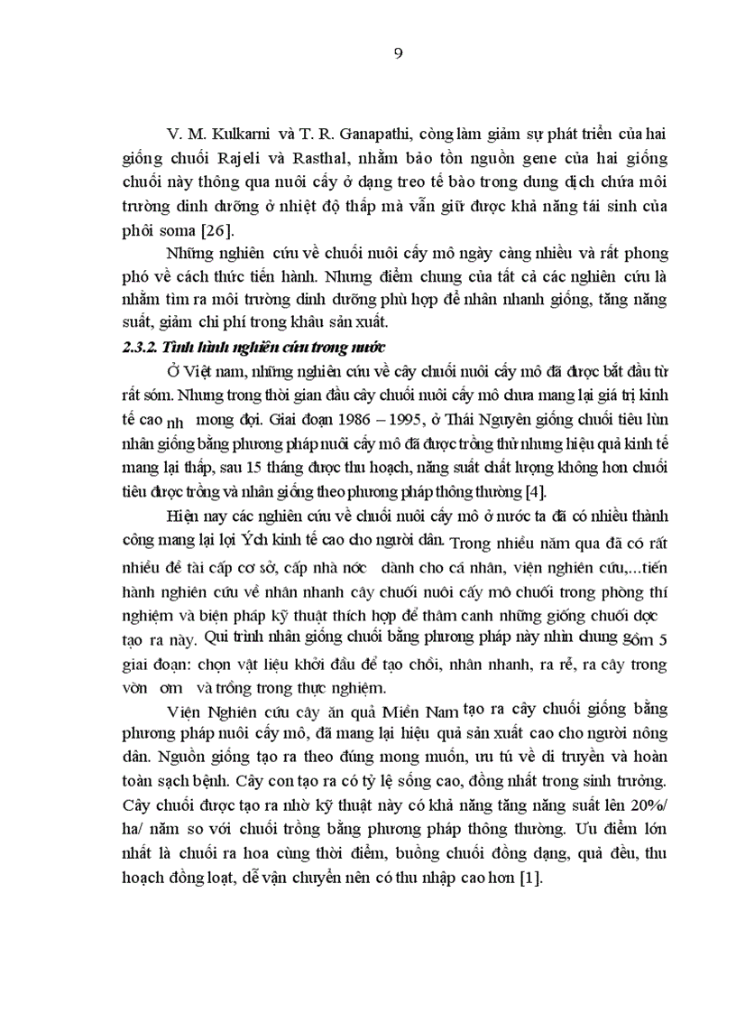 image for page Nghiên cứu kỹ thuật nhân nhanh giống chuối VN1 064 bằng phương pháp nuôi cấy mô tế bào và kỹ thuật chăm sóc cây con ngoài vườn ươm