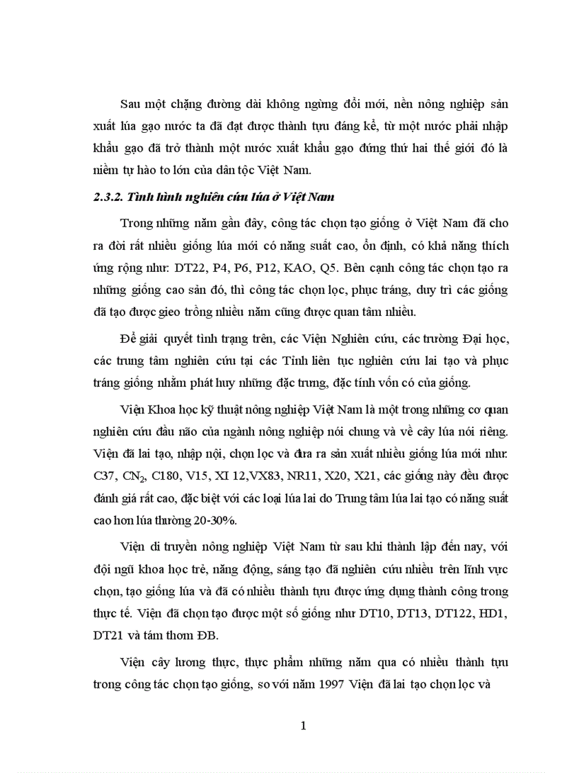 image for page Điều tra tình hình sản xuất và sử dụng lúa gạo tại xã Vô Điếm huyện Bắc Quang tỉnh hà giang khoá luận tốt nghiệp đại học Hệ đào tạo