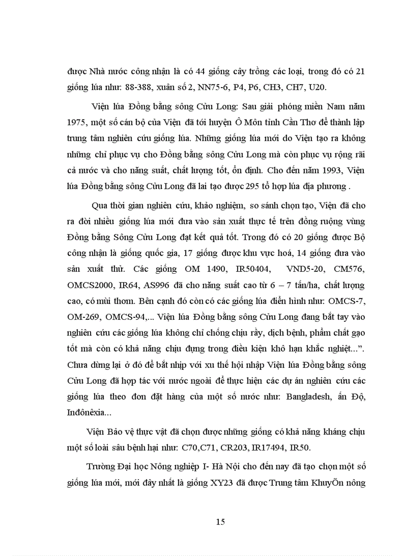 image for page Điều tra tình hình sản xuất và sử dụng lúa gạo tại xã Vô Điếm huyện Bắc Quang tỉnh hà giang khoá luận tốt nghiệp đại học Hệ đào tạo