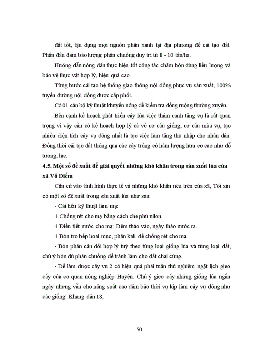 image for page Điều tra tình hình sản xuất và sử dụng lúa gạo tại xã Vô Điếm huyện Bắc Quang tỉnh hà giang khoá luận tốt nghiệp đại học Hệ đào tạo