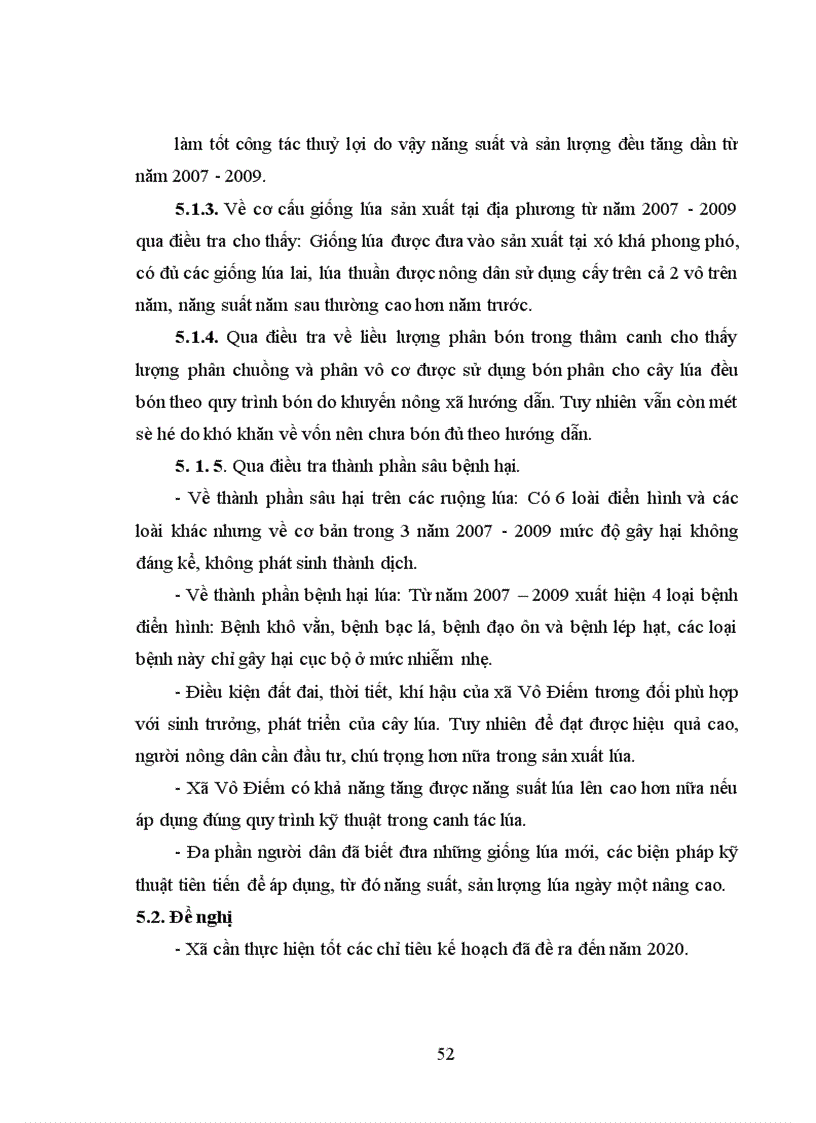 image for page Điều tra tình hình sản xuất và sử dụng lúa gạo tại xã Vô Điếm huyện Bắc Quang tỉnh hà giang khoá luận tốt nghiệp đại học Hệ đào tạo