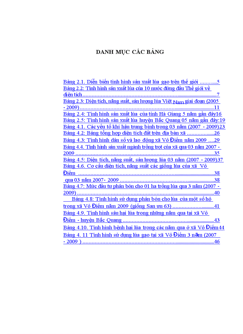 image for page Điều tra tình hình sản xuất và sử dụng lúa gạo tại xã Vô Điếm huyện Bắc Quang tỉnh hà giang khoá luận tốt nghiệp đại học Hệ đào tạo