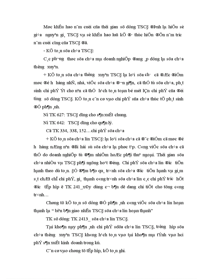 image for page Kế toán tăng giảm và trích khấu hao tài sản cố định trong công ty 1