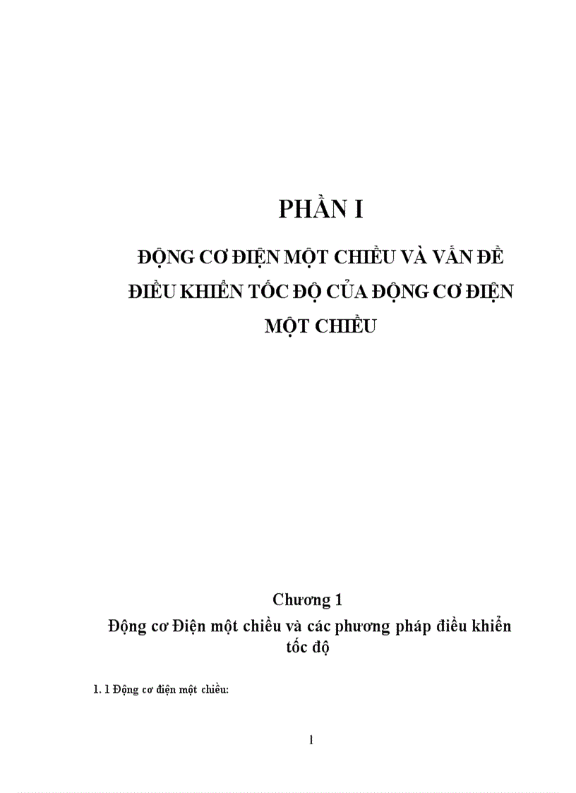 Thiết kế phần cứng điều khiển động cơ một chiều