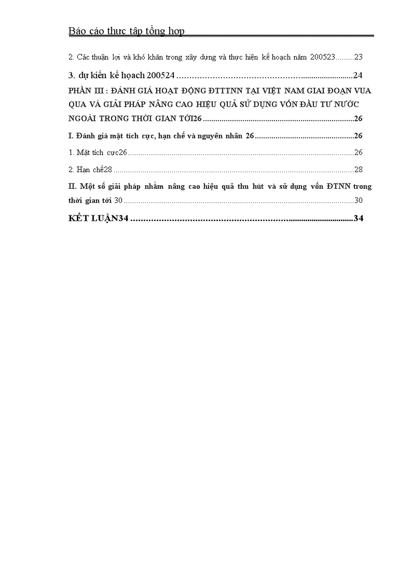 image for page Báo cáo thực tập tổng hợp tại Bộ Kế hoạch Đầu tư và Cục ĐTNN