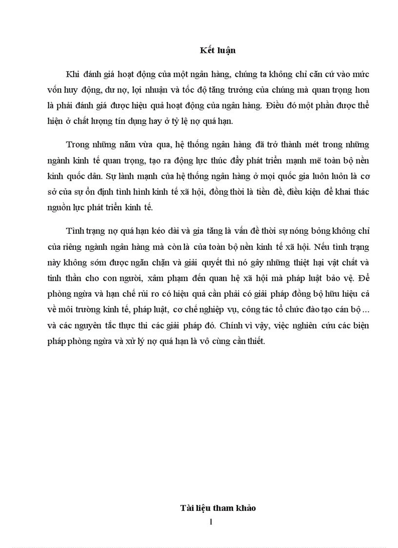 image for page Nợ quá hạn trong hoạt động tín dụng của ngân hàng thương mại trong nền kinh tế thị trường 1