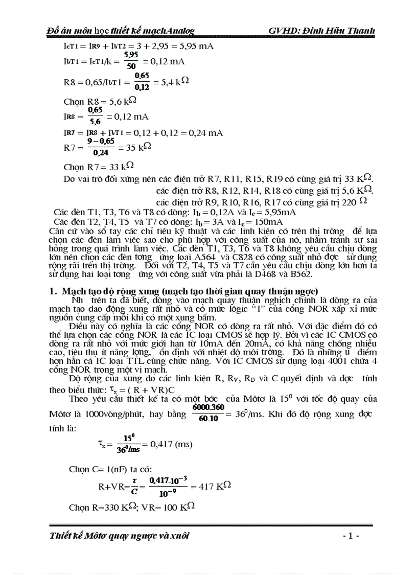 image for page Môn học thiết kế mạch Analog