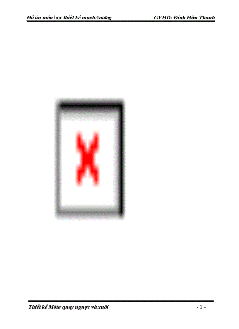 image for page Môn học thiết kế mạch Analog