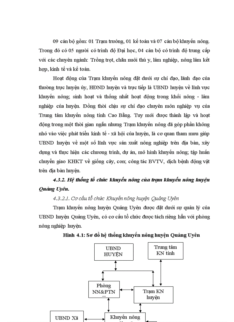 image for page Tìm hiểu thực trạng và đề xuất một số giải pháp nhằm nâng cao năng lực hoạt động của cán bộ khuyến nông huyện Quảng Uyên tỉnh cao Bằng