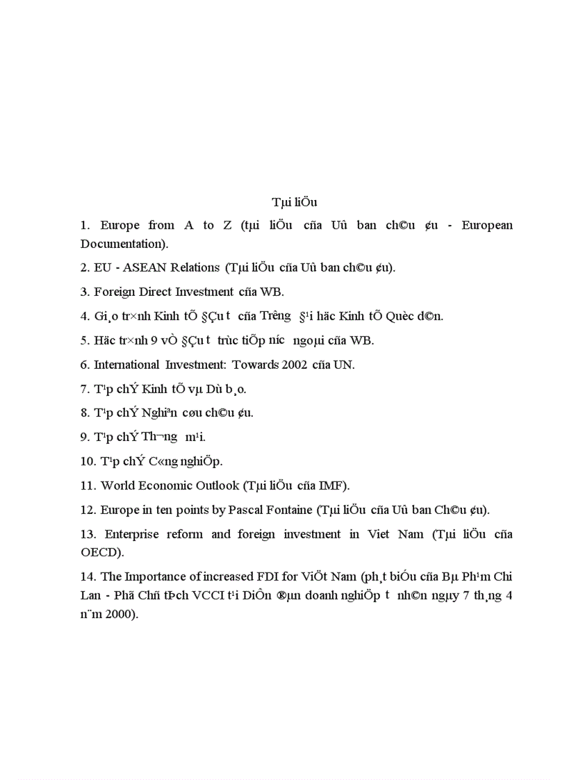 image for page Đầu tư trực tiếp của EU vào Việt Nam thực trạng và triển vọng 1