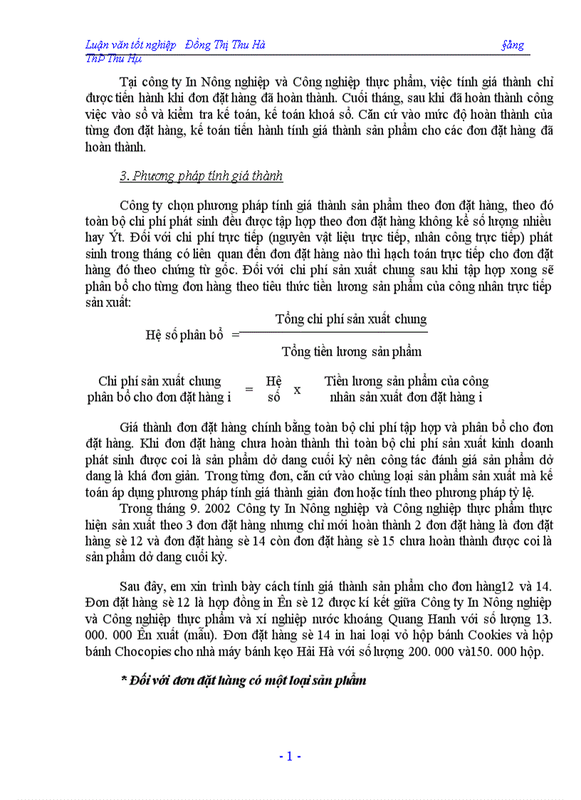 image for page Hạch toán chi phí sản xuất và tính giá thành sản phẩm tại công ty In Nông nghiệp và Công nghiệp thực phẩm 1