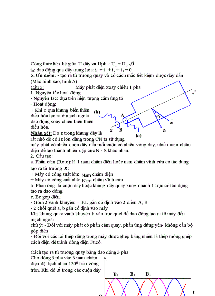 image for page Máy phát điện xoay chiều 3 pha