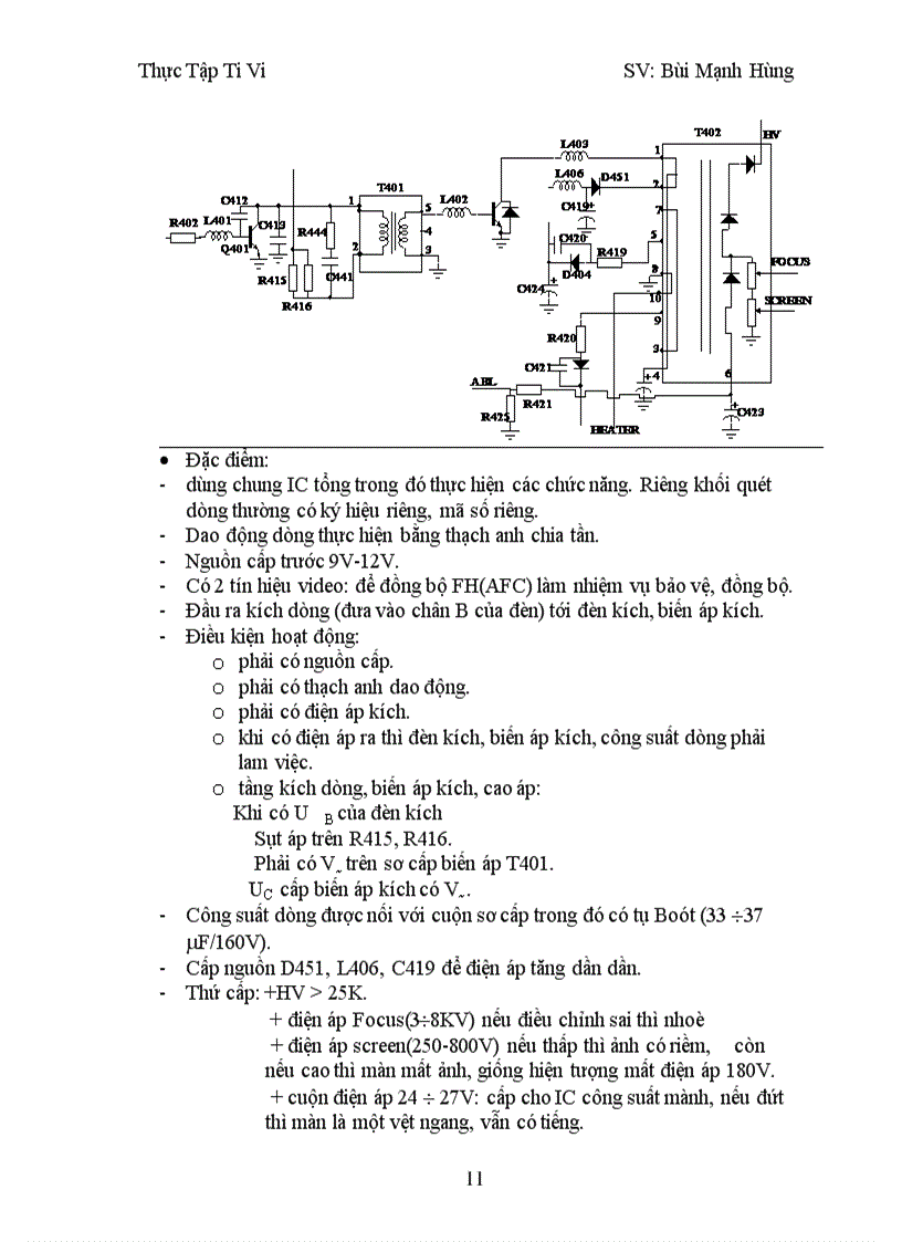 image for page Các linh kiện dùng trong máy màu
