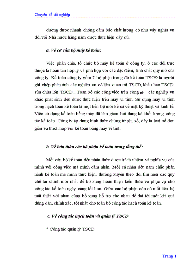 image for page Tổ chức hạch toán TSCĐ với việc nâng cao hiệu quả sử dụng TSCĐ ở Công ty quản lý và sửa chữa đường bộ 234 1