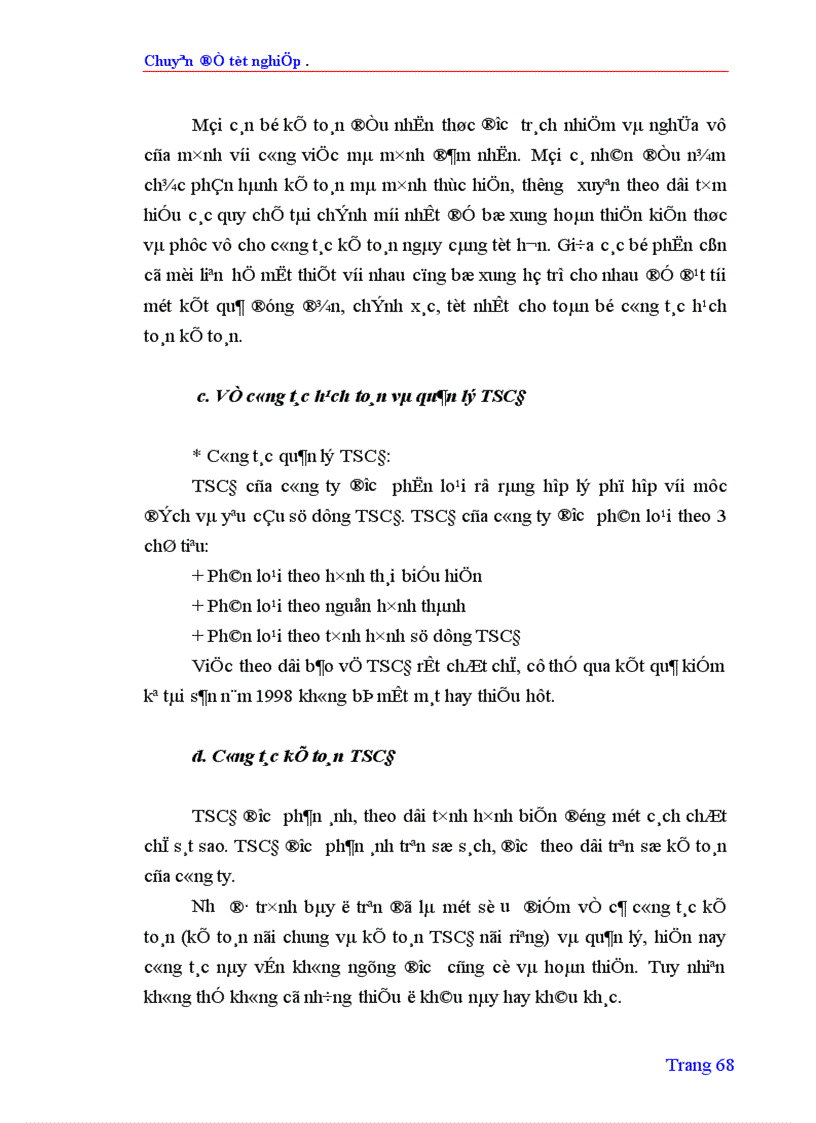 image for page Tổ chức hạch toán TSCĐ với việc nâng cao hiệu quả sử dụng TSCĐ ở Công ty quản lý và sửa chữa đường bộ 234 1