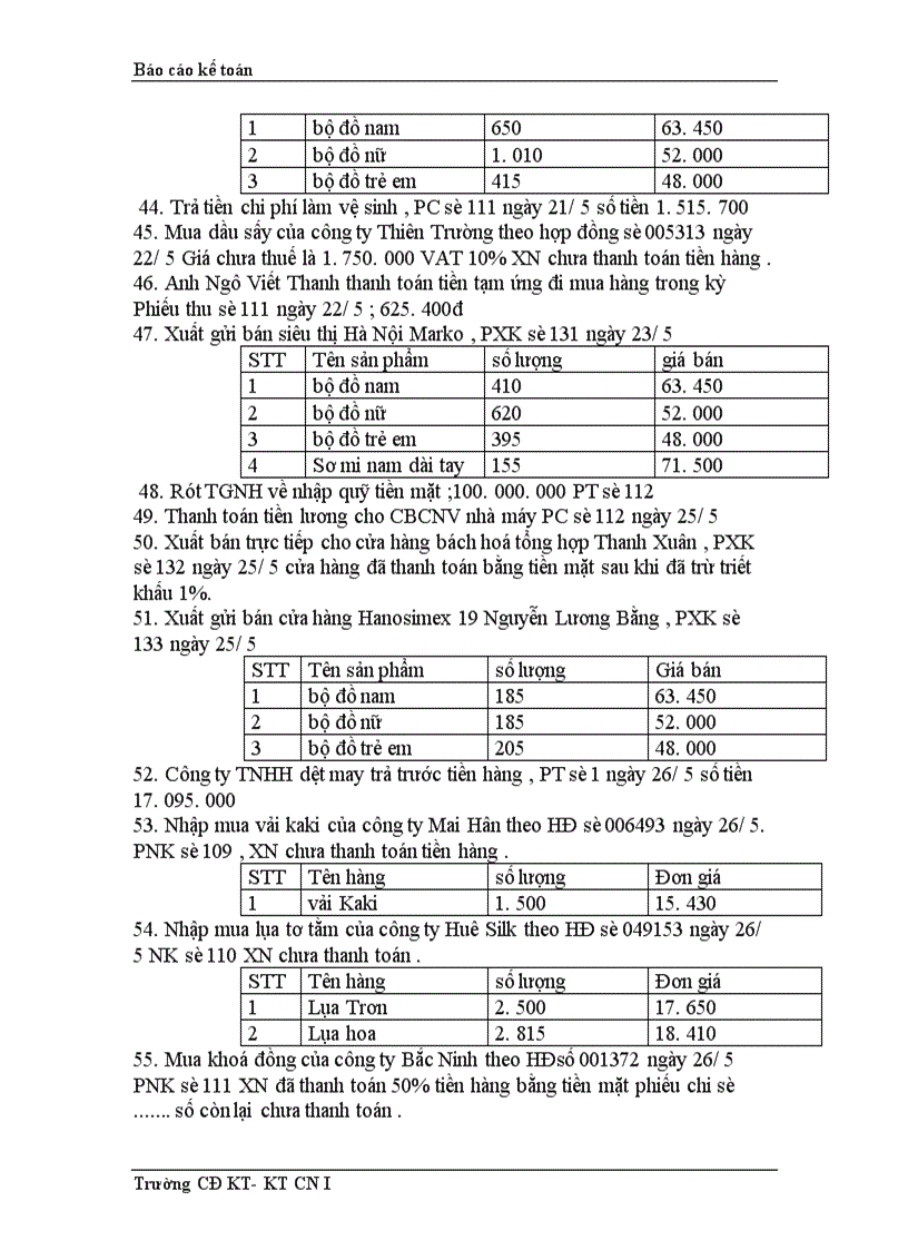 image for page Thực trạng công tác hạch toán kế toán tổng hợp tại Công ty dệt len Mùa Đông 1