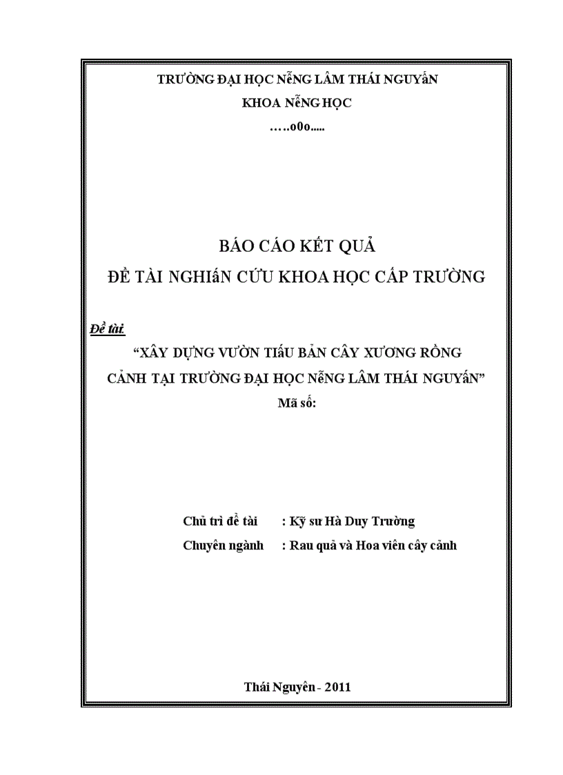 image for page Xây dựng vườn tiêu bản cây xương rồng cảnh tại trường đại học nông lâm thái nguyên