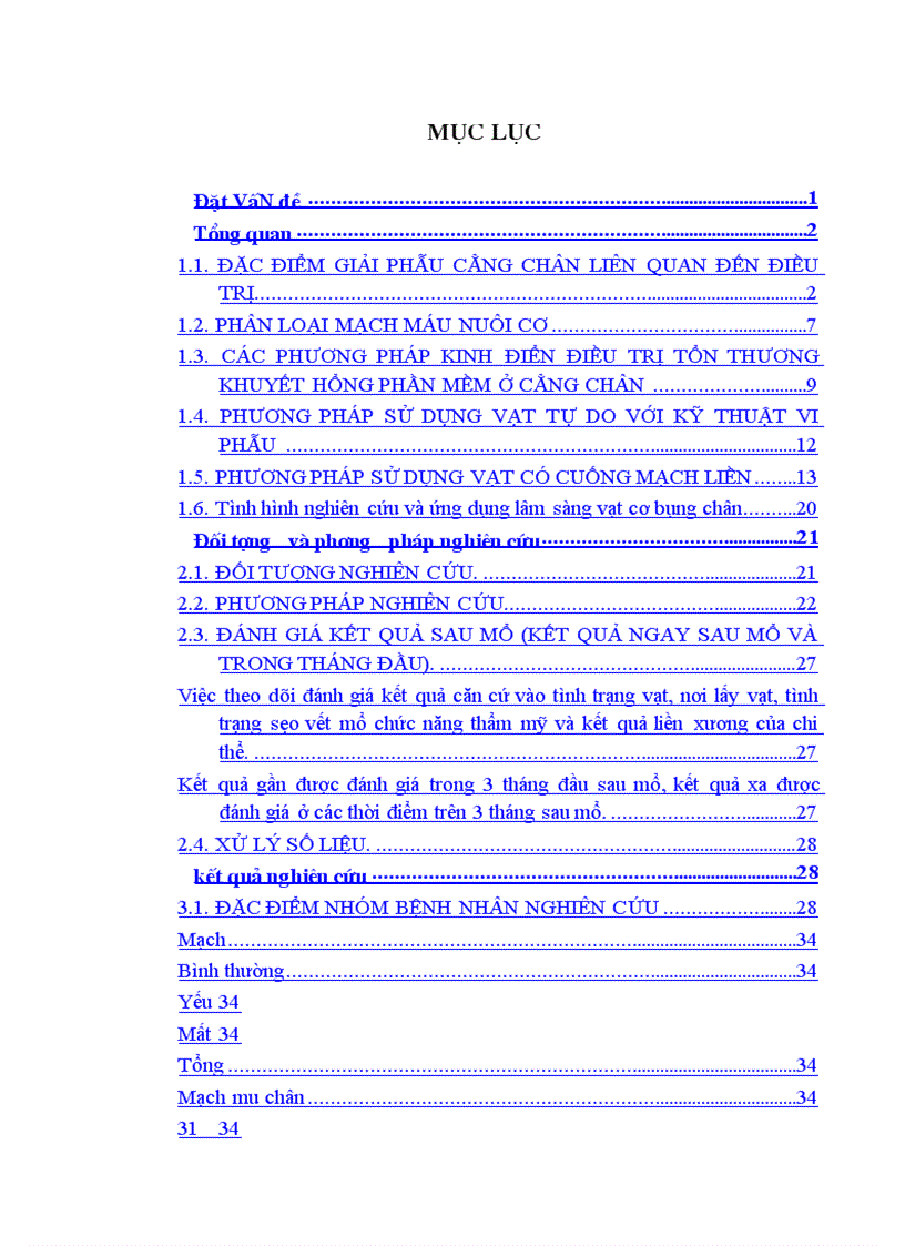 image for page Nghiên cứu kết quả điều trị khuyết hổng phần mềm 2 3 trên cẳng chân bằng vạt cơ BCT tại Bệnh viện Việt Đức