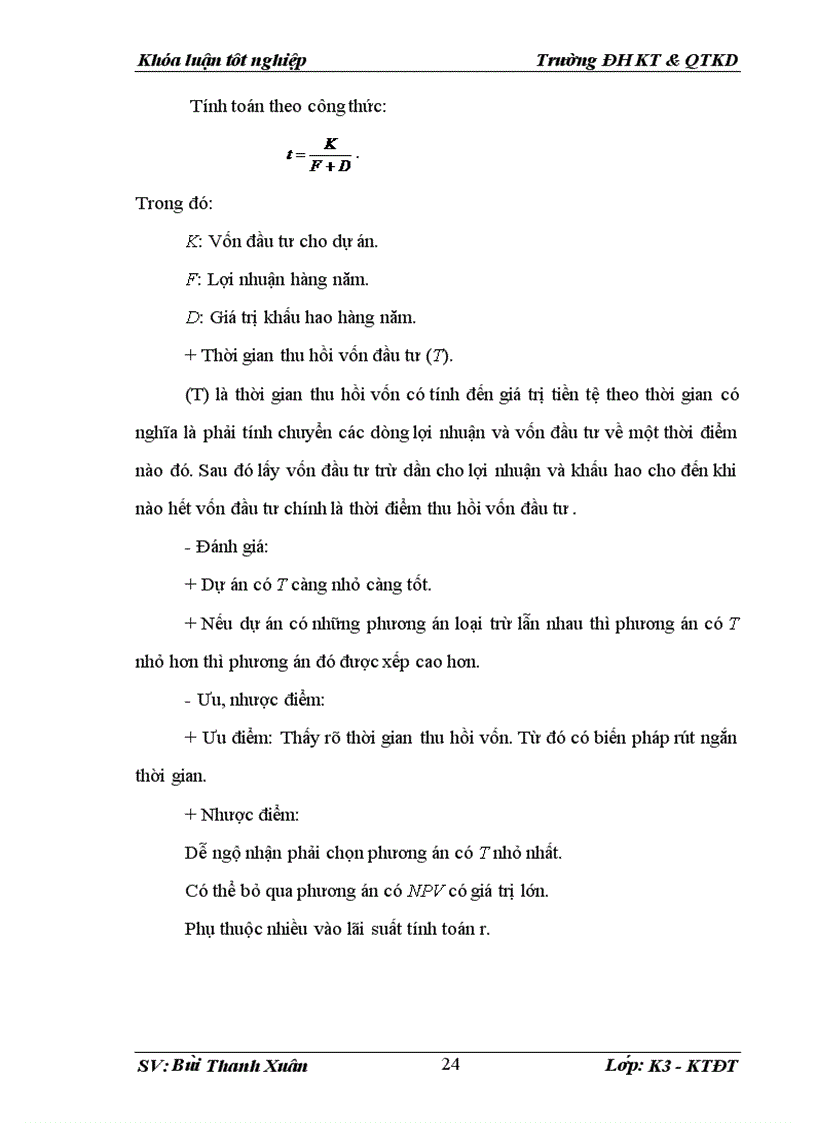 image for page Đánh giá hiệu quả tài chính dự án Đầu tư mới xây dựng dây chuyền sản xuất phôi thép đúc liên tục tại công ty cổ phần sửa chữa ô tô Gang Thép