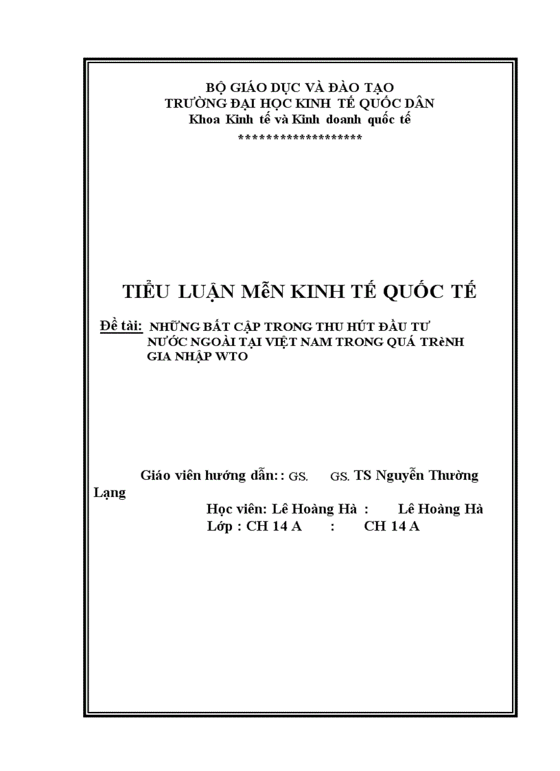 image for page Những bất cập trong thu hút đầu tư nước ngoài tại việt nam trong quá trình gia nhập wto 1