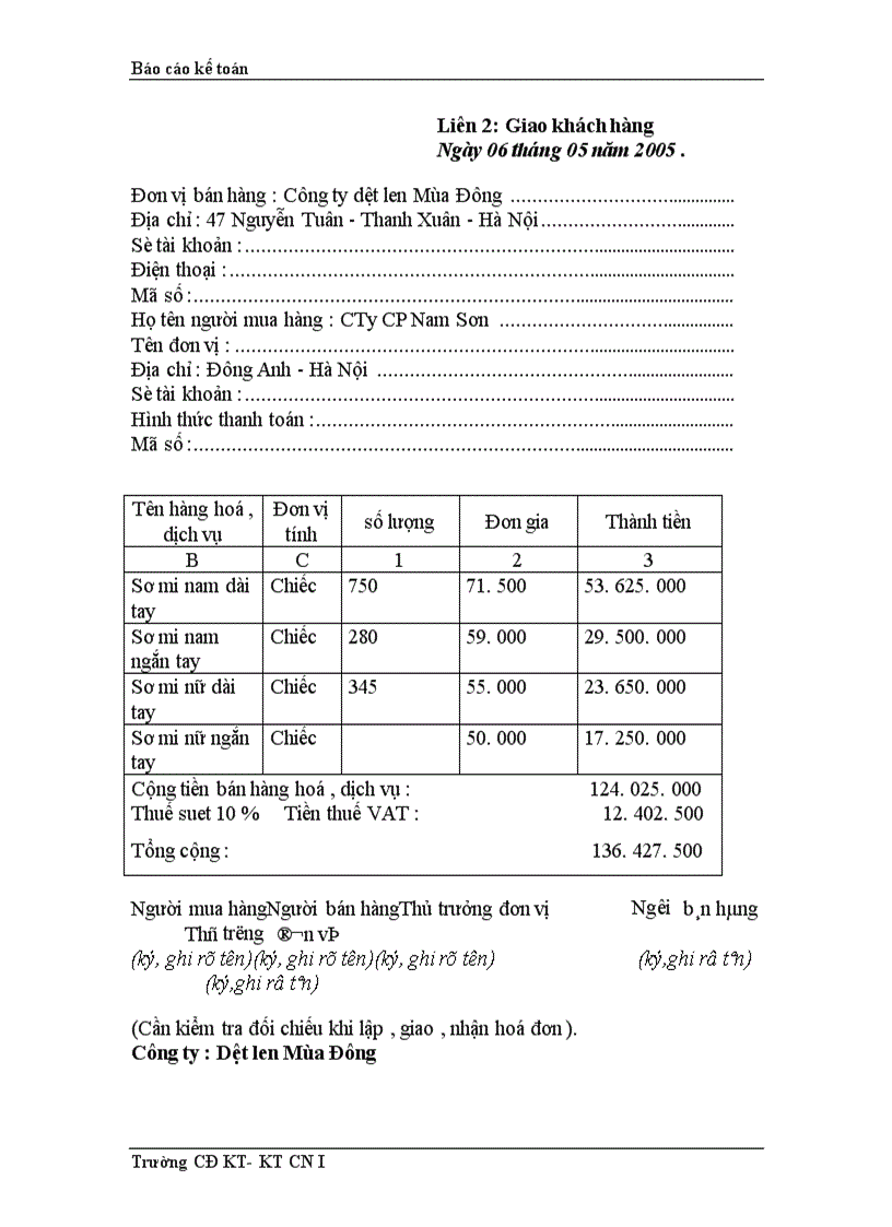 image for page Thực trạng công tác hạch toán kế toán tổng hợp tại Công ty dệt len Mùa Đông 1