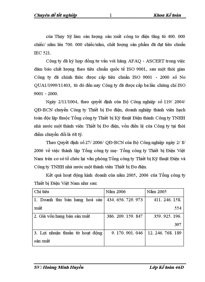 image for page Hoàn thiện kế toán chi phí sản xuất và tính giá thành sản phẩm tại Tổng công ty Thiết bị Điện Việt Nam 1