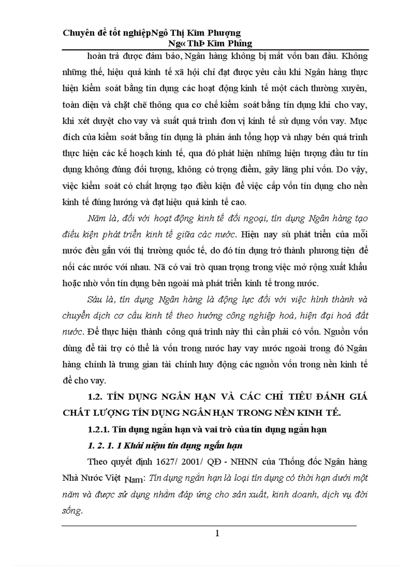 image for page Giải pháp nâng cao chất lượng tín dụng ngắn hạn tại Ngân hàng Công thương Nam Định 1