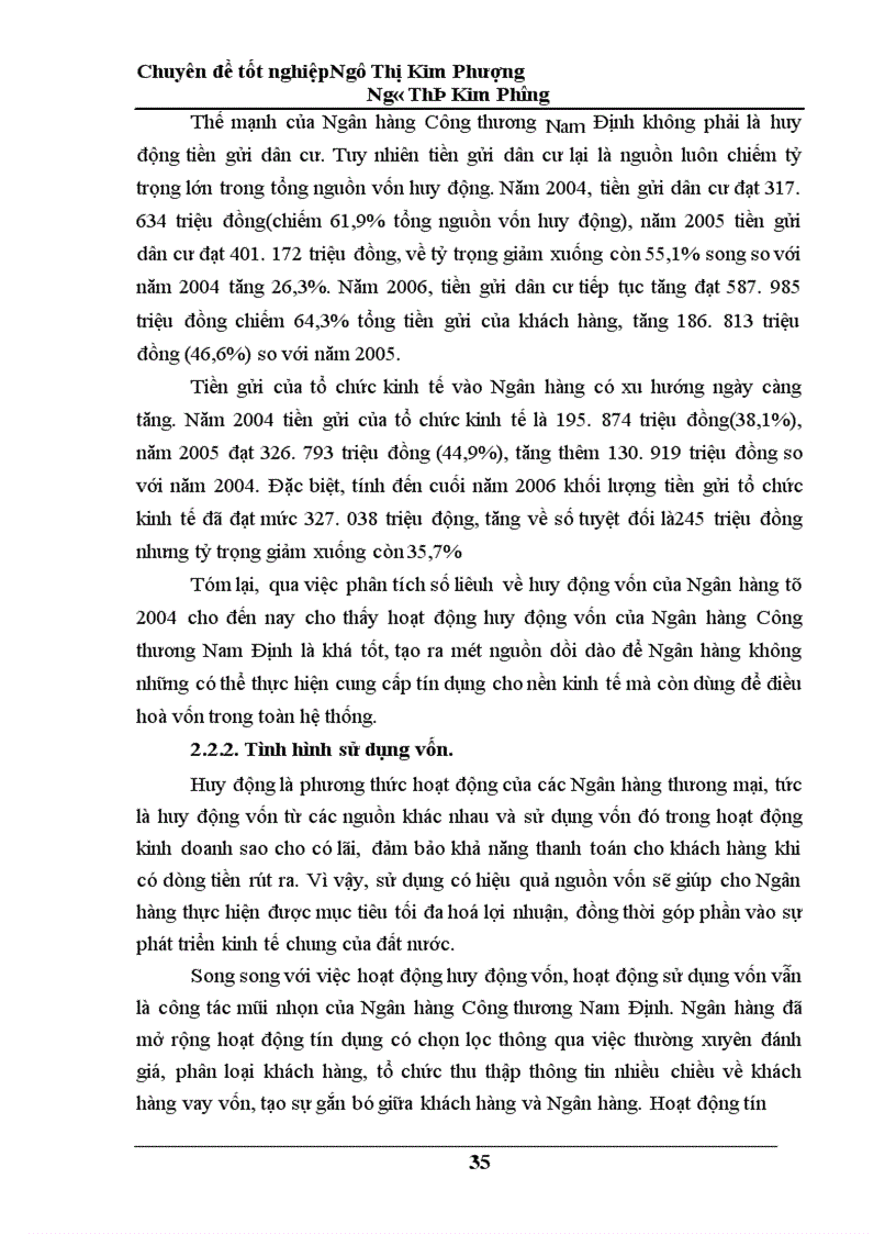 image for page Giải pháp nâng cao chất lượng tín dụng ngắn hạn tại Ngân hàng Công thương Nam Định 1