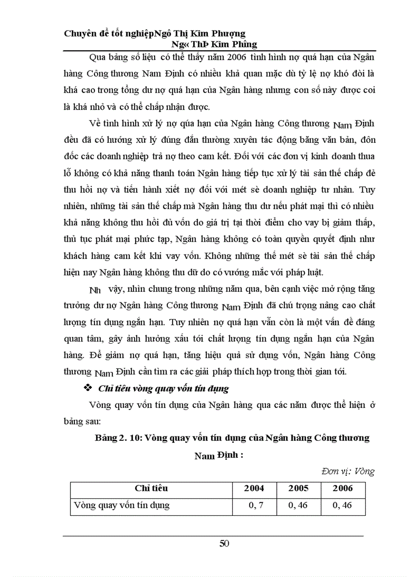 image for page Giải pháp nâng cao chất lượng tín dụng ngắn hạn tại Ngân hàng Công thương Nam Định 1