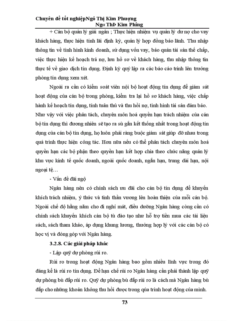 image for page Giải pháp nâng cao chất lượng tín dụng ngắn hạn tại Ngân hàng Công thương Nam Định 1