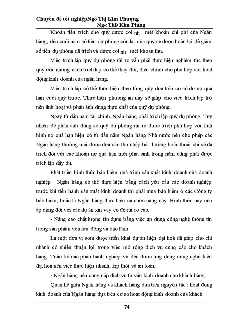 image for page Giải pháp nâng cao chất lượng tín dụng ngắn hạn tại Ngân hàng Công thương Nam Định 1