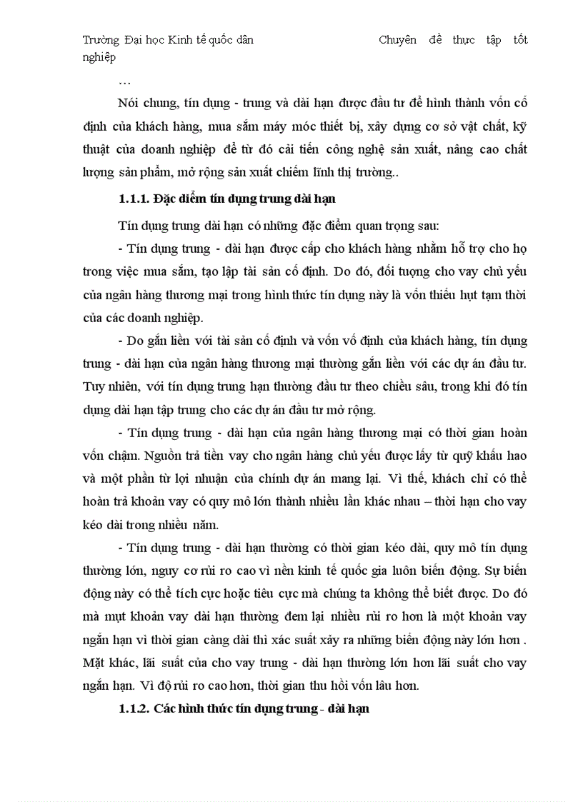 image for page Thực trạng và giải pháp đối với tín dụng trung dài hạn tại chi nhánh Ngân Hàng No PTNT Đông Hà Nội 1