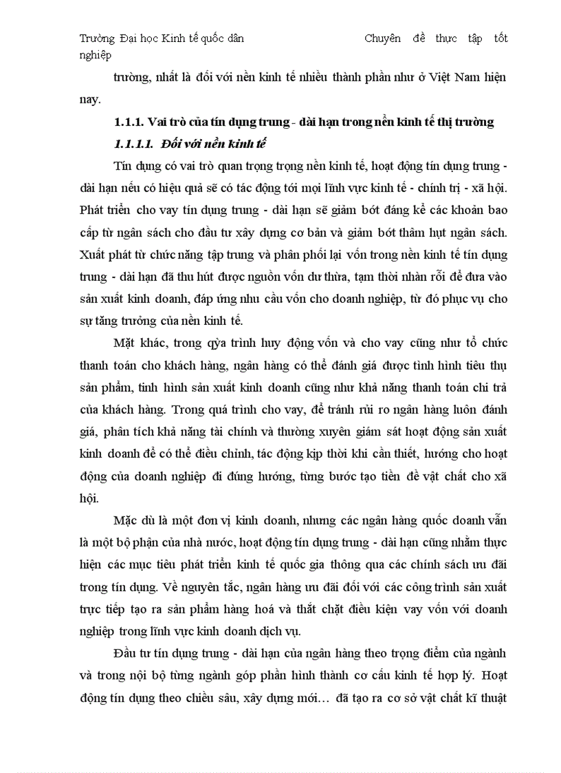 image for page Thực trạng và giải pháp đối với tín dụng trung dài hạn tại chi nhánh Ngân Hàng No PTNT Đông Hà Nội 1