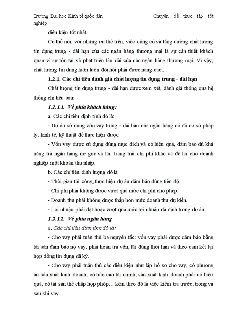 image for page Thực trạng và giải pháp đối với tín dụng trung dài hạn tại chi nhánh Ngân Hàng No PTNT Đông Hà Nội 1