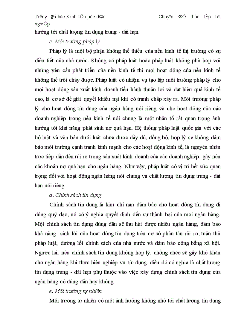 image for page Thực trạng và giải pháp đối với tín dụng trung dài hạn tại chi nhánh Ngân Hàng No PTNT Đông Hà Nội 1