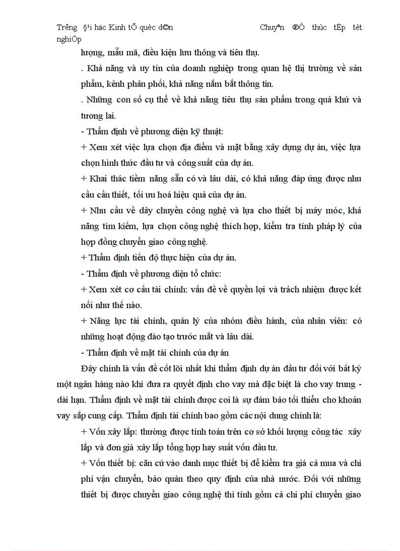image for page Thực trạng và giải pháp đối với tín dụng trung dài hạn tại chi nhánh Ngân Hàng No PTNT Đông Hà Nội 1