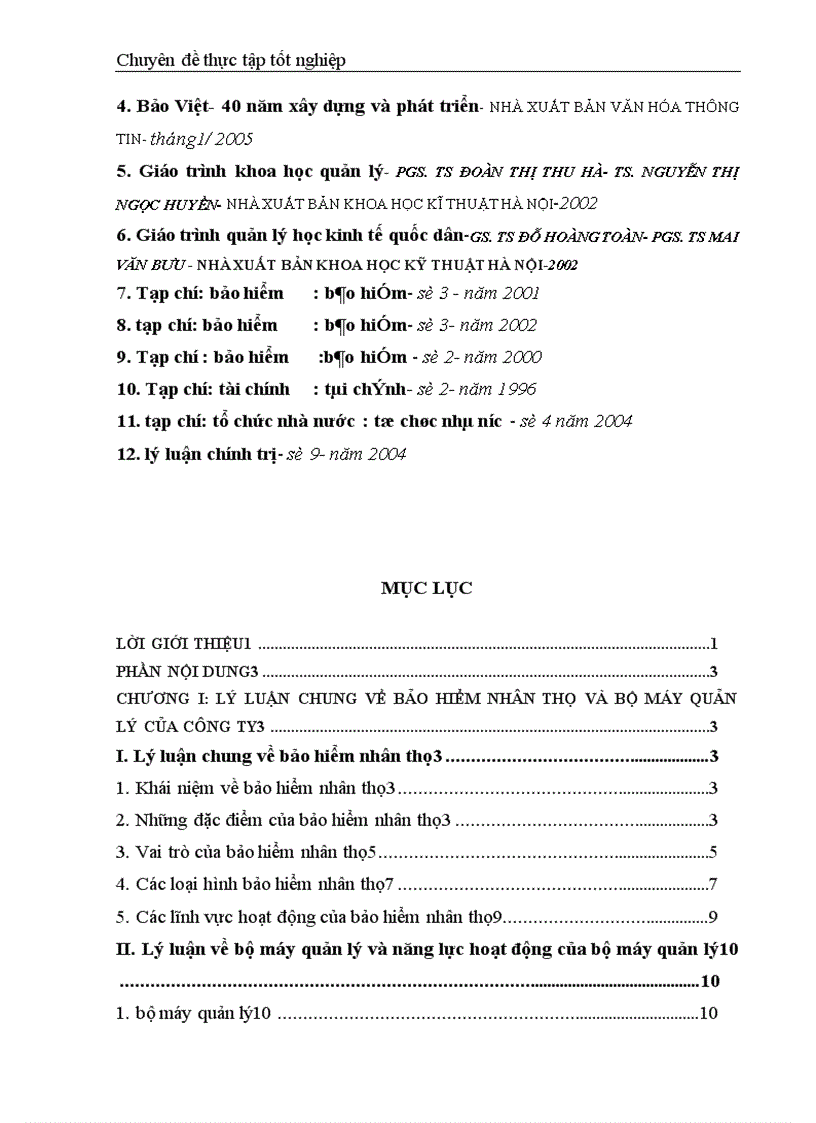 image for page Nâng cao năng lực hoạt động của bộ máy quản lý ở công ty bảo hiểm nhân thọ Thanh Hoá